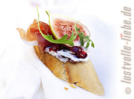 Feigen-Crostini // Foto: www.cranberries-usa.at Süße und das Aroma der Feige sind ein sinnliches Erlebnis.