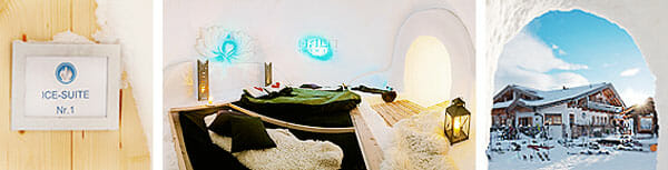 Die romantischen Iglu-Suiten auf der Kristallhütte in Kaltenbach Iglu-Suiten auf der Kristallhütte in Kaltenbach, Hochzillertal